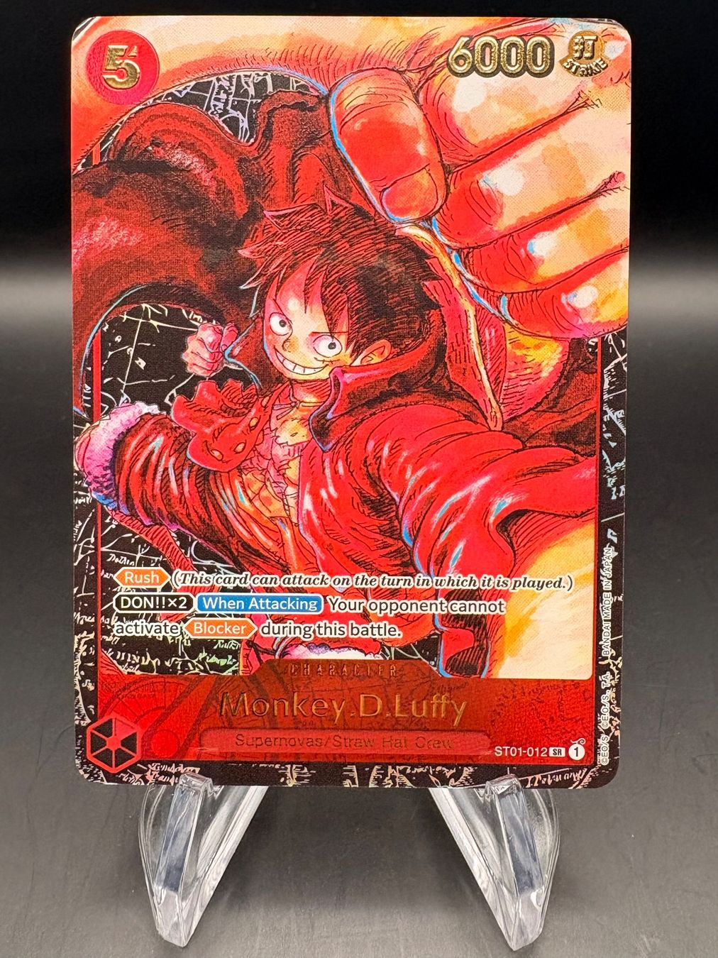 Bandai Sammelbilder & Trading cards: Monkey.D.Luffy ST01-012 1st Anniversary EN 2023 – Gebraucht aus Stansstad von Tigious