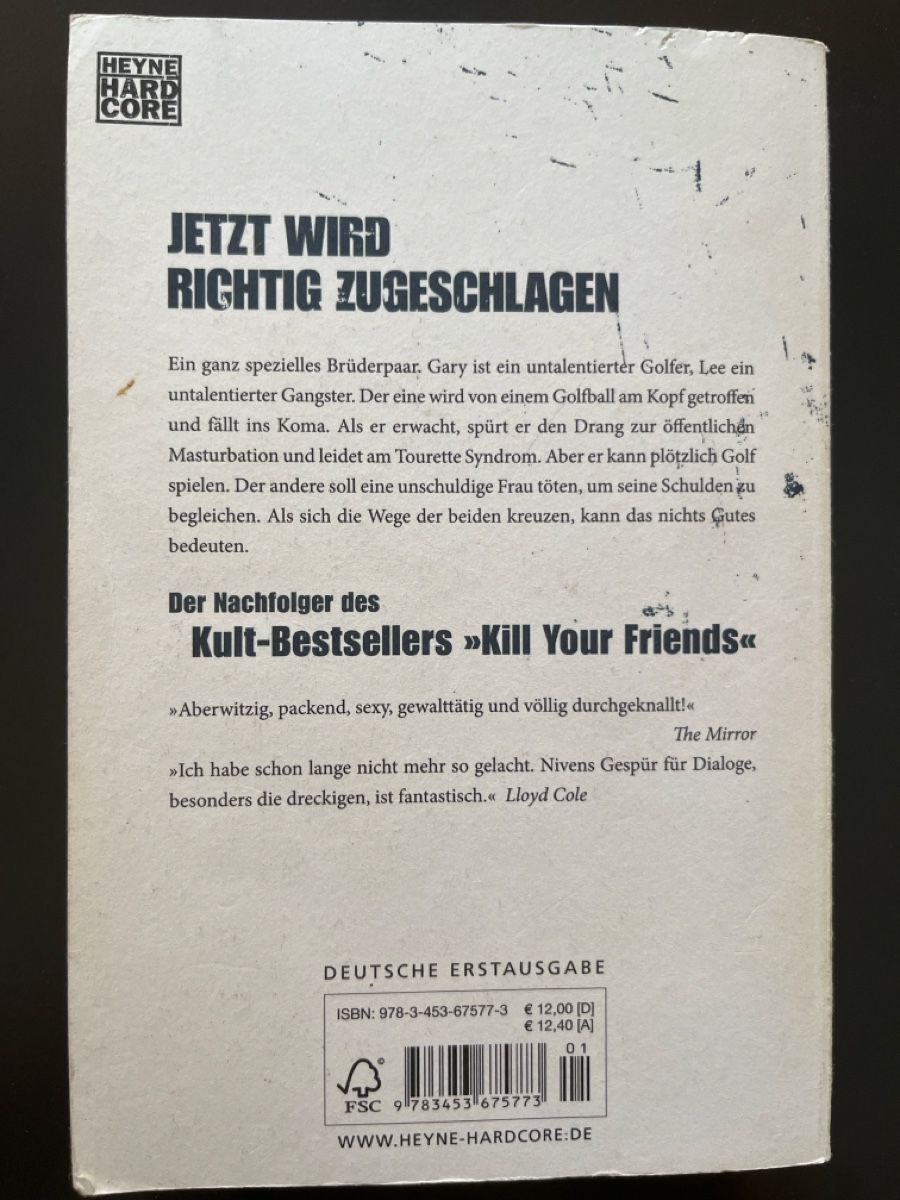Bücher: John Niven, Coma, das Golfbuch auf Niven Art – Gebraucht aus Gutenswil von han_6gcx 1
