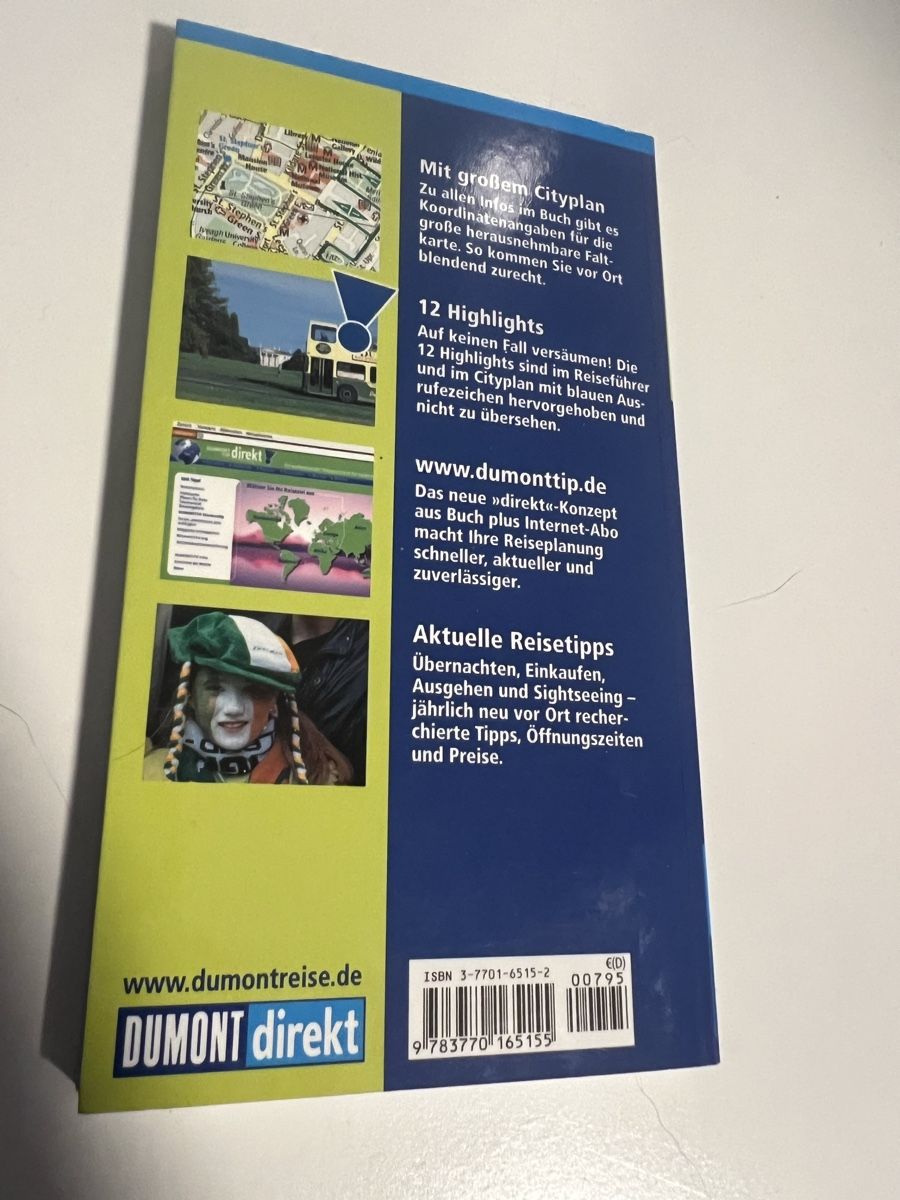 Bücher: Dublin Reiseführer Dumont – Gebraucht aus Schongau von Retro_Shop 1
