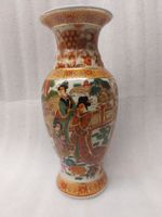 Chinese vase painted with scenes of Oriental life