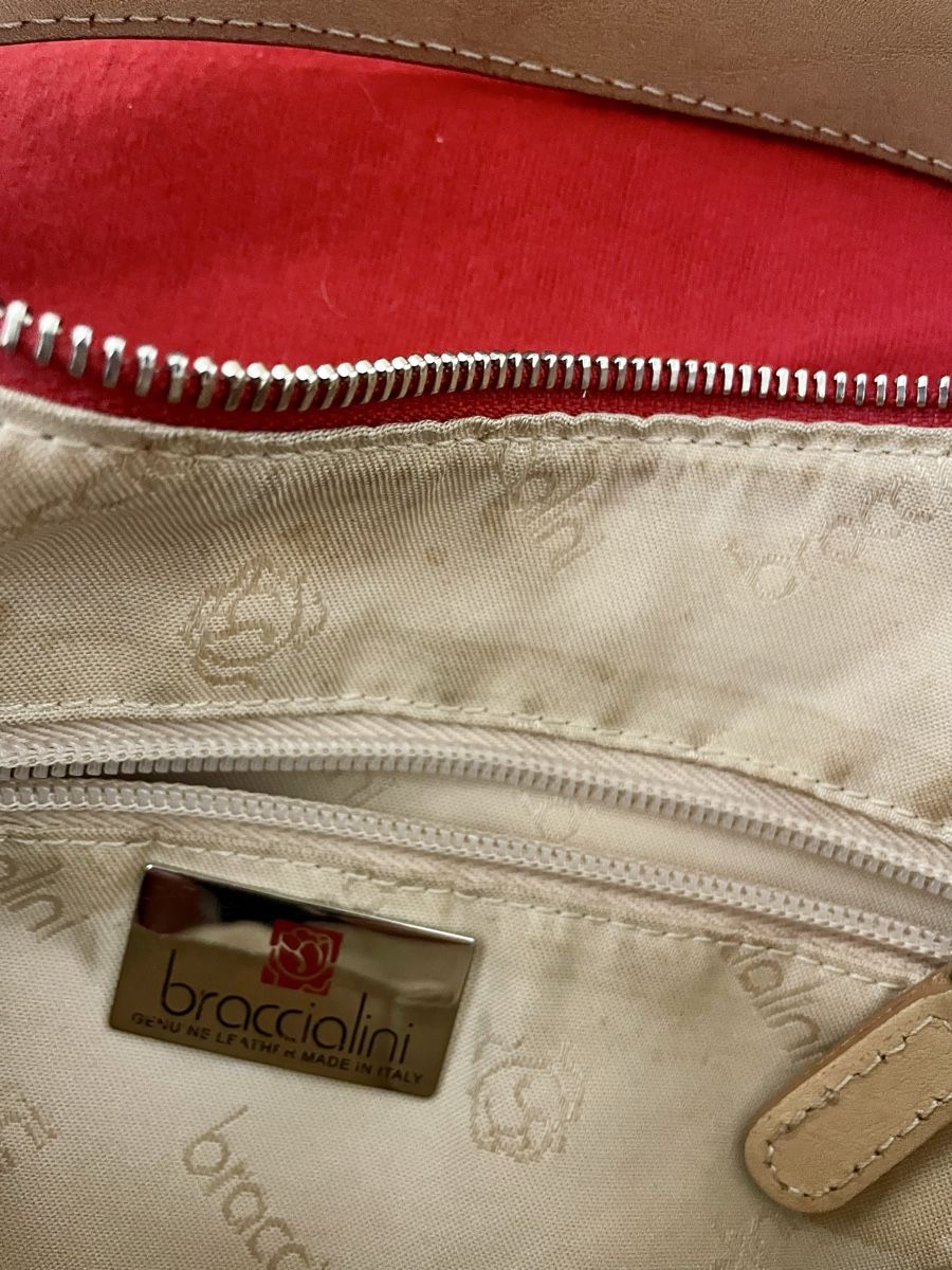 Braccialini Taschen für Damen: BRACCIALINI Rote Handtasche mit Autoprägung – Gebraucht aus Urdorf von Anassor 5