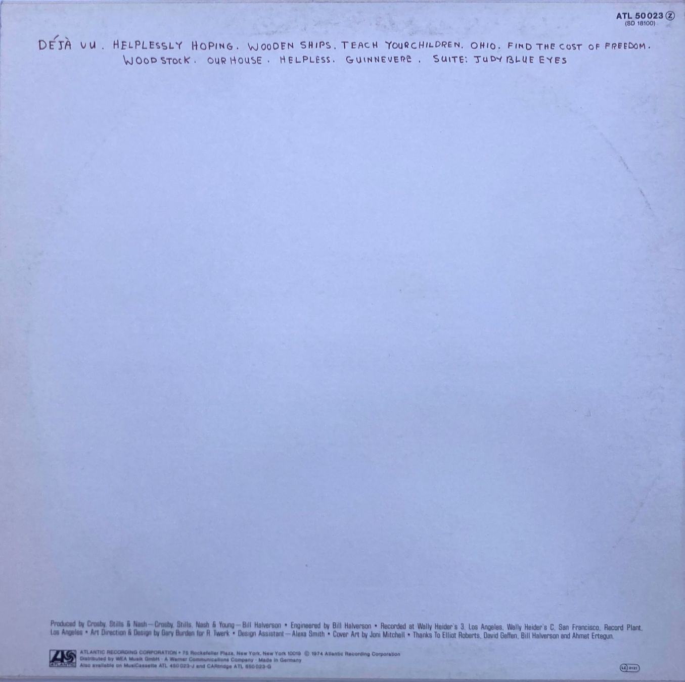 Dischi in vinile: CROSBY, STILLS, NASH & YOUNG - SO FAR – Usato da Poliez-Pittet venduto da Newtown-Records 1