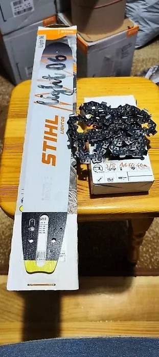 Stihl Seghe: Neue Stihl Schwert mit Kette, 40 cm, 3/8", 1,6 mm – Usato da Reinach BL venduto da colmarer