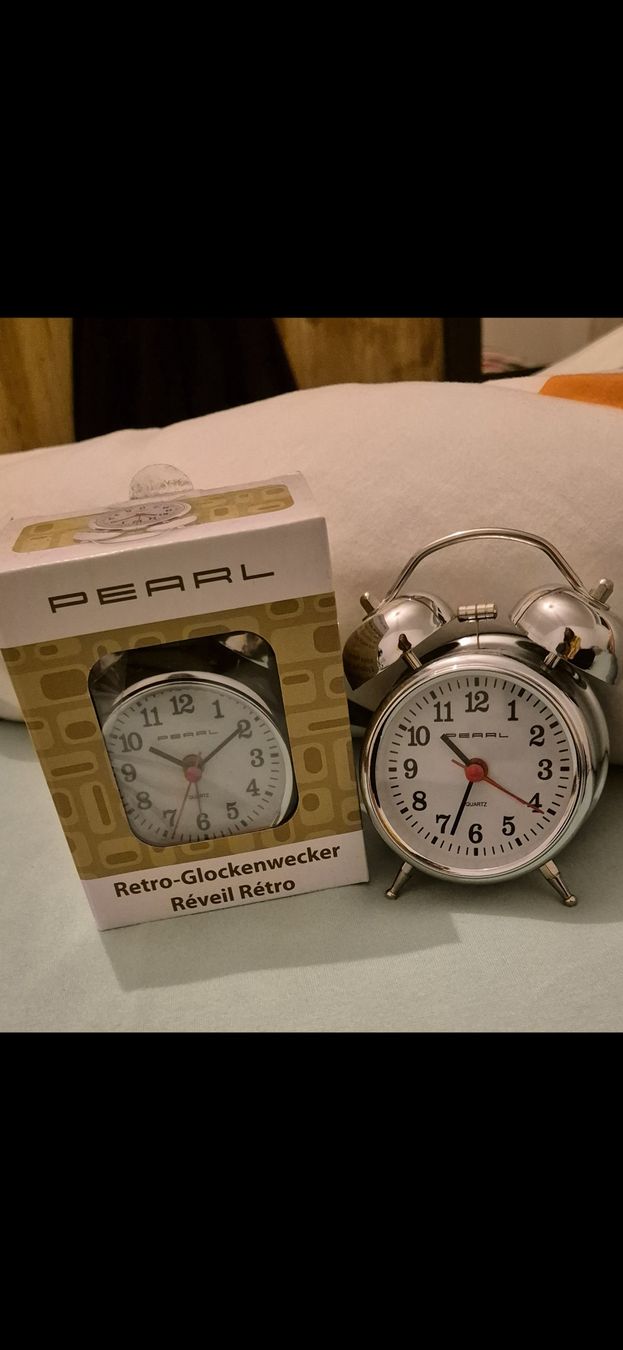 Sveglie: Pearl Retro Glockenwecker – Nuovo e nell'imballaggio originale da Ibach venduto da Cynt123