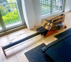 Rowing Machine Water Rower Wood and Black Good Condition