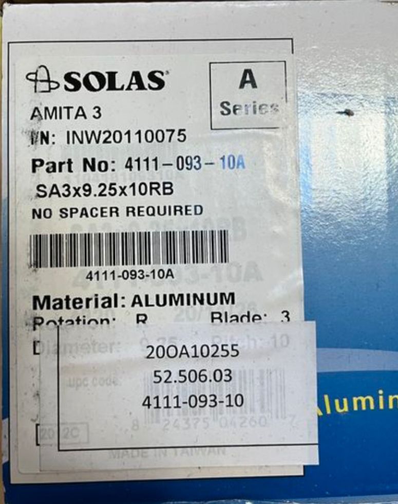 Suzuki Moteurs: Propeller 9.25x10, neu, Suzuki 9-20ps, Solas, Aluminium – Neuf avec emballage d'origine à Villmergen par Rehe1989 1