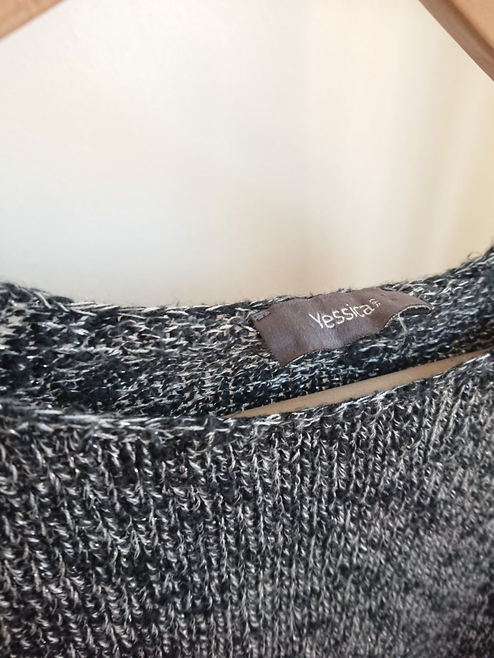 C&A Maglioni & Felpe: Damen Pullover Yessica C&A Gr. XS Blau mit Glitzerfäden – Usato da Hallau venduto da CHACLA 1