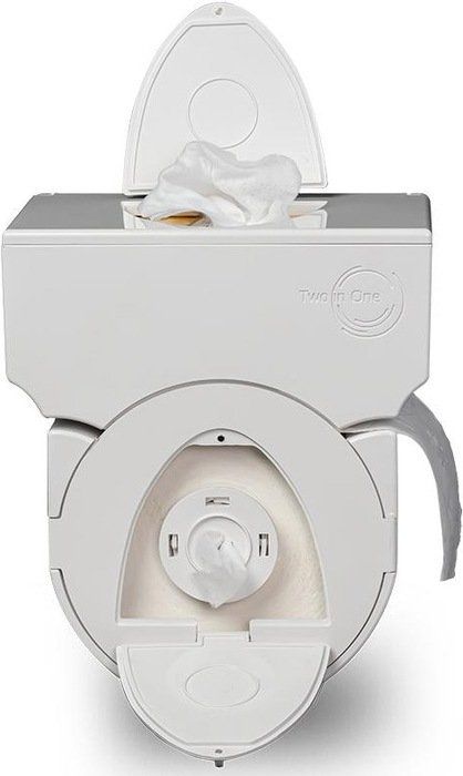 WC: Two in One Sanitary Toilettenpapierhalter – Neu und originalverpackt aus Salez von muss-ich-haben-02 1