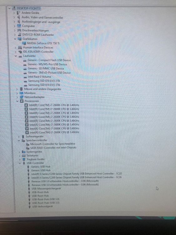 Silent PC Intel Core i72600K 3.4GHz 32GB DDR3RAM 4xSSD RAID Kaufen