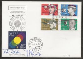 Ballon Schweiz 1982 Bern Rizenbach Luftpost