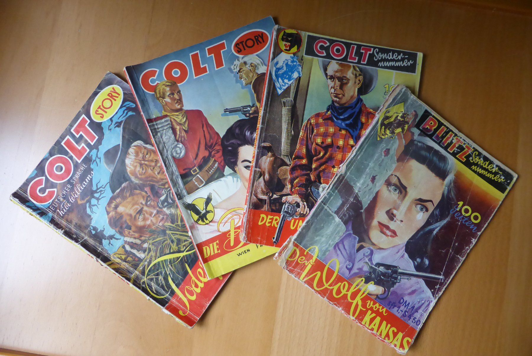 BD: Colt & Blitz - Abenteuerromane - 4 Stück ein Preis – D'occasion à Brunnadern par lesezirkel
