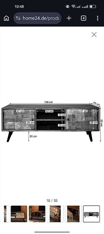 Mobili TV: TV Lowboard Orientalisch – Usato da Grabs venduto da cmbo79 1