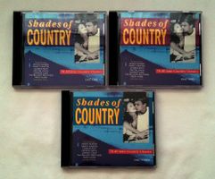 CD's - Shades of Country - Vol. 1-3