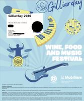 1 x Gilliarday Festival Sion billet Mercredi