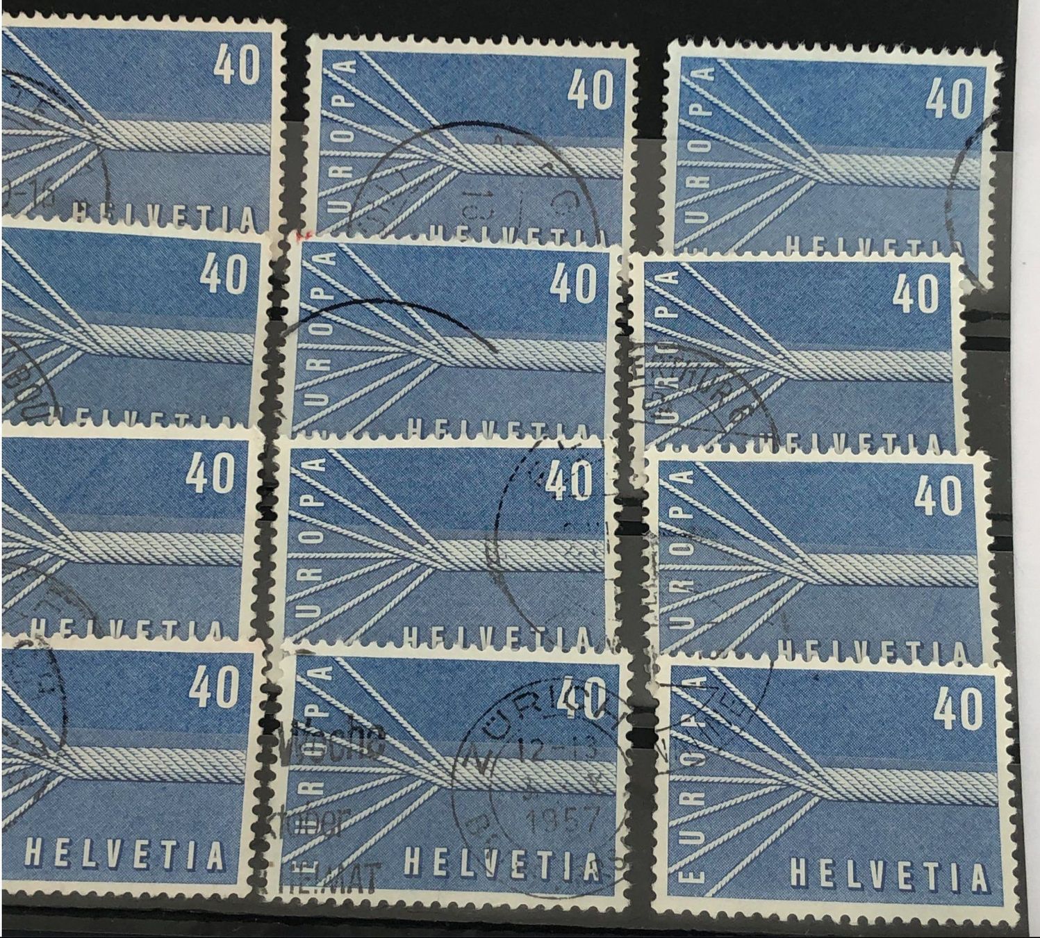 Tutti i francobolli: Nr.333 mit Stempel Einsteckkarte Voll – Usato da Aarau venduto da Billa007 2