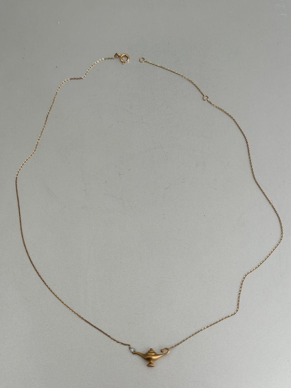 Catenine: 18K Gold Halskette, mit Diamant – Usato da Onex venduto da Antiqueshow 1