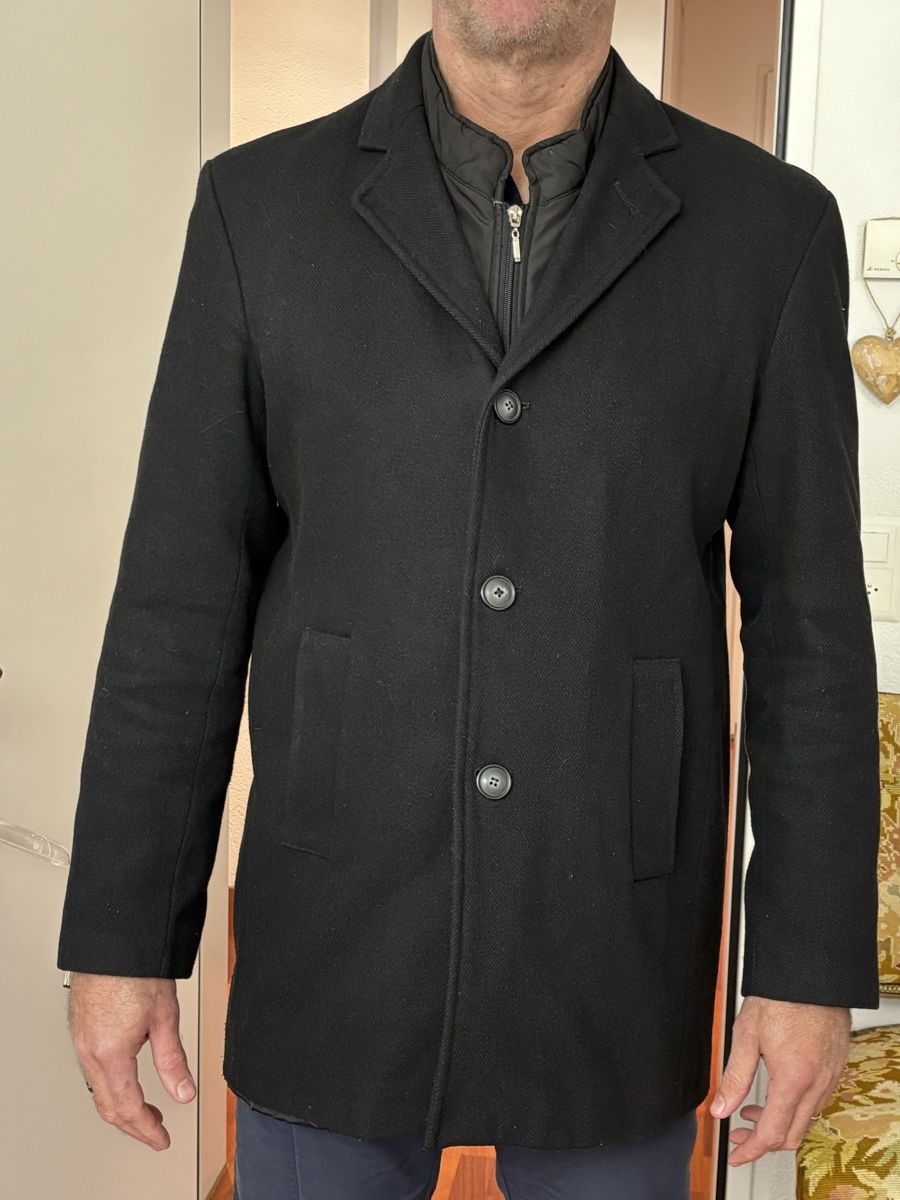 Navyboot Jacken: Veste 3/4 noire en laine NAVYBOOT – Gebraucht aus OBERENGSTRINGEN von Lolo6316