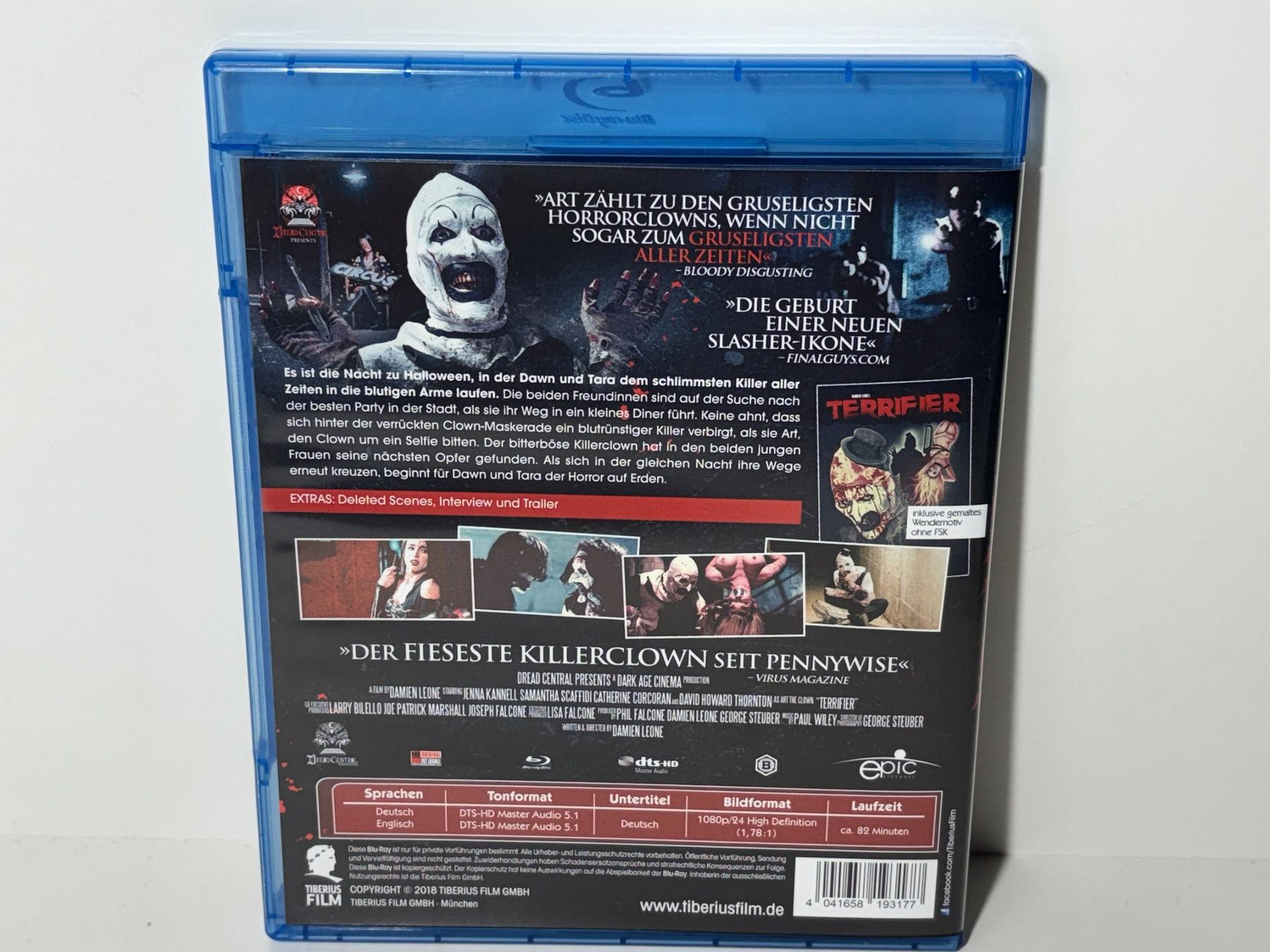 Tous les DVDs: Terrifier Blu Ray – D'occasion à Wilderswil par Sstriker 1