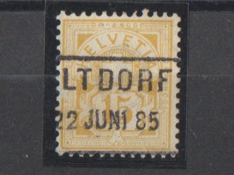 Tutti i francobolli: Timbres ordinaires – Usato da Echichens venduto da Topfila