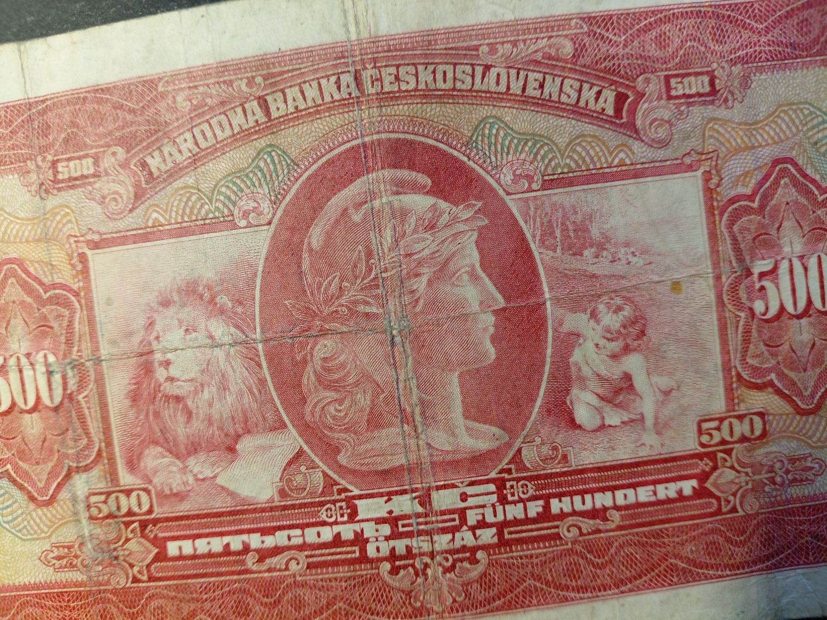 Banconote: Slowakei 500 Korun 1939 - kein Specimen – Usato da Bern venduto da scottie3014 5