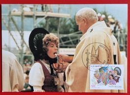VATIKAN MK PAPSTBESUCH IN LIECHTENSTEIN MESSE TRACHT 1987 ET