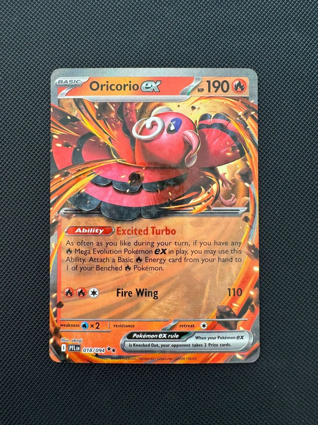 Pokémon Carte collezionabili: Pokémon Oricorio ex 018/094 – Usato da Seuzach venduto da provenzano18