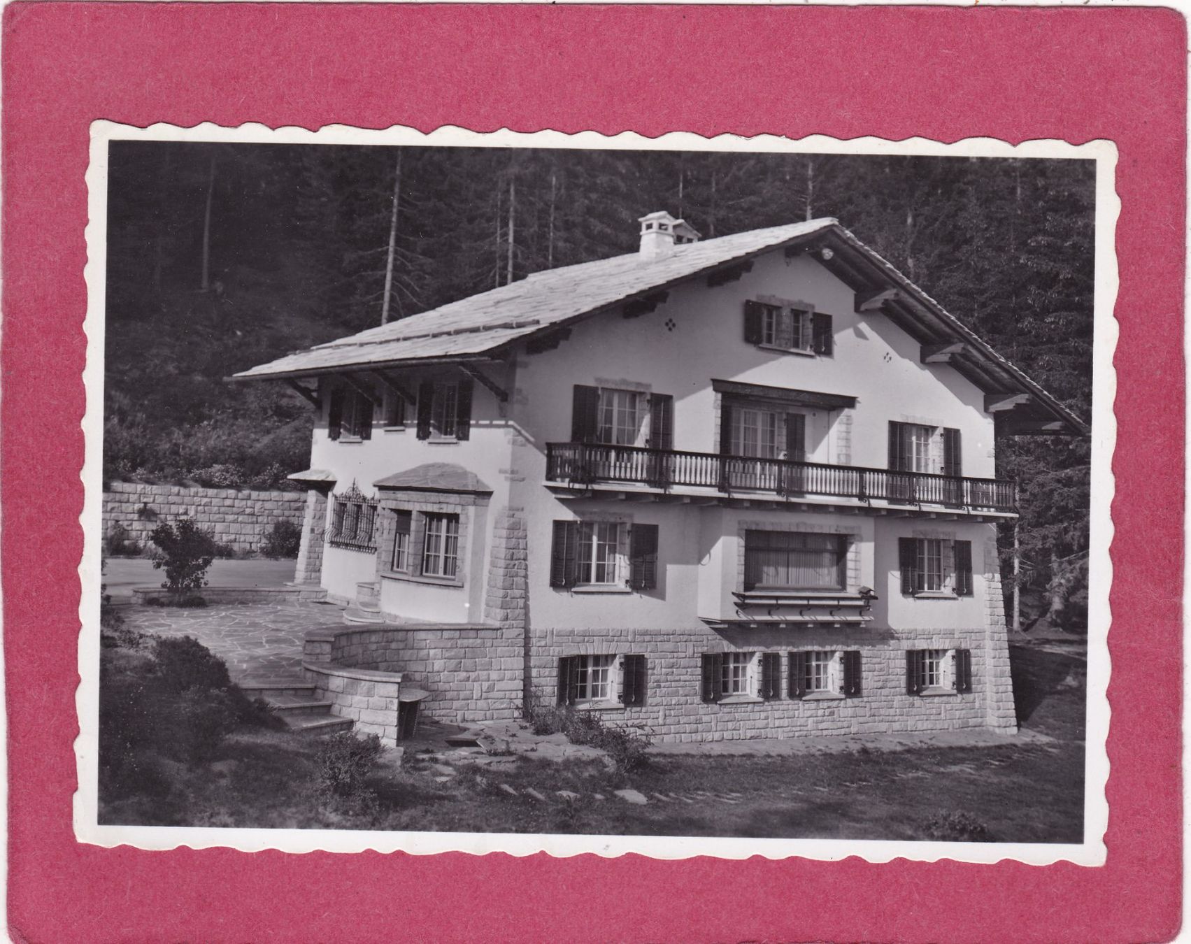Ansichtskarten: Choré Roc. Montana Valais – Gebraucht aus Herisau von Lisegrat2008