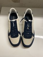 Tommy Hilfiger Sneakers Retro Style Navy Beige New