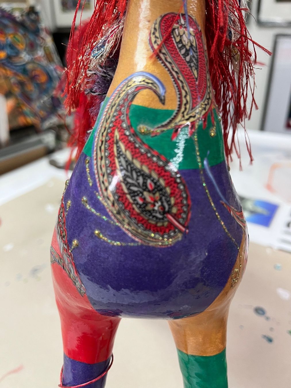 Figuren: Hand gefertigte Pferde Original  🐎 – Gebraucht aus Riehen von mcmal 7