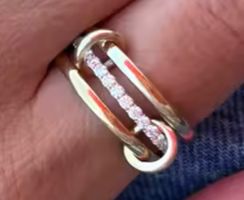 Ring Gold trinity - 925 Silber vergoldet
