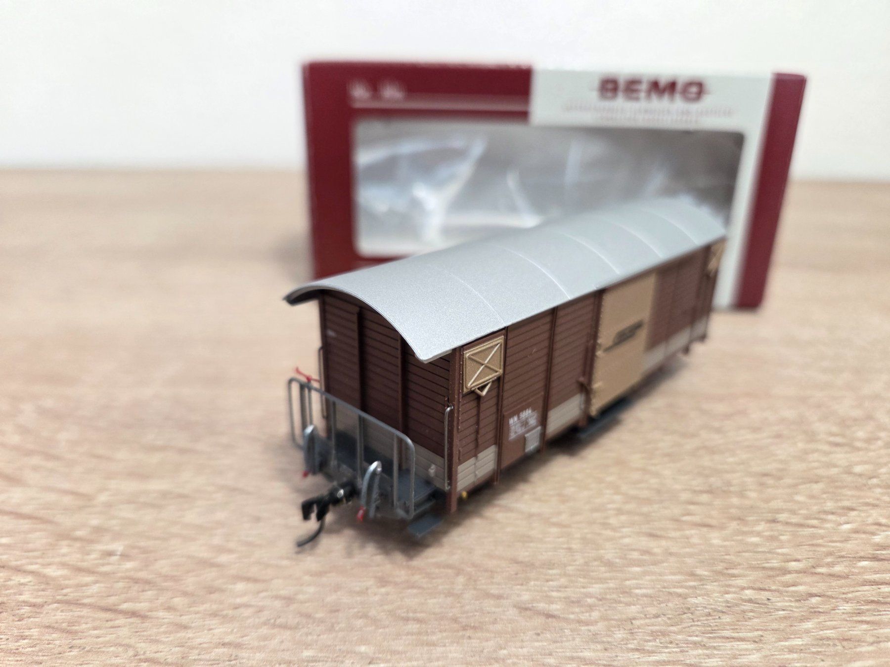 Bemo Modelleisenbahnen: Bemo 2250 154 Güterwagen RhB H0m – Gebraucht aus St-Aubin-Sauges von Lo_Go 2