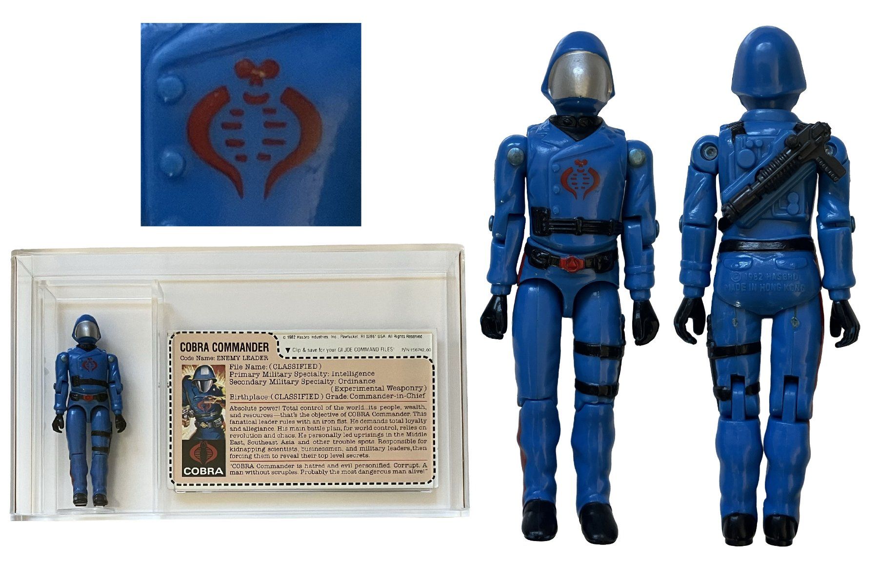 Hasbro Giocattoli: Rare 1982 “Mickey Mouse” Cobra Commander, G.I. Joe, HASBRO – Usato da Uster venduto da TricottetCollection