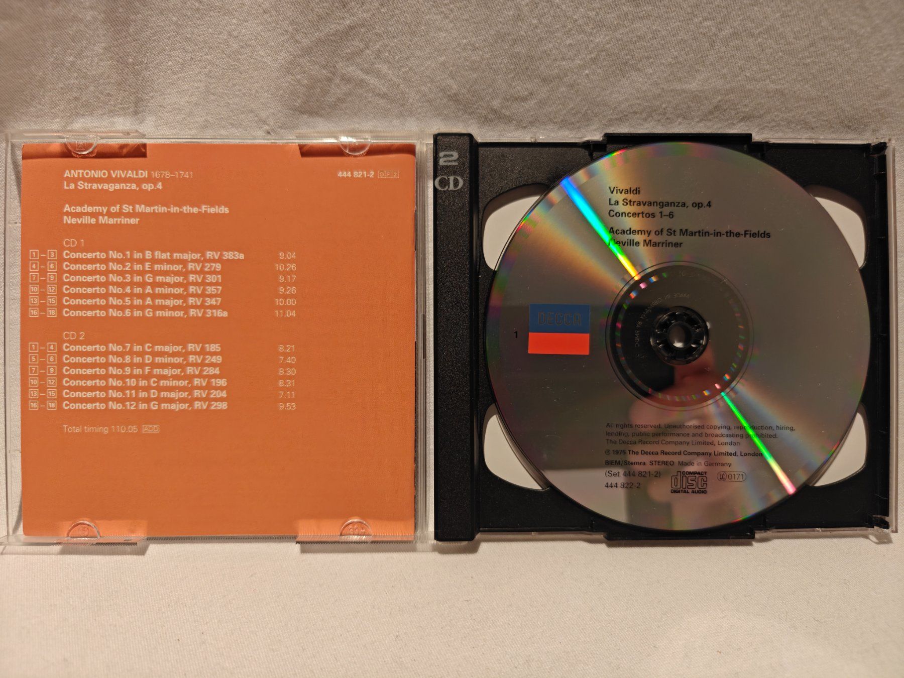 CD: Vivaldi La Stravaganza 2 CD Set – Usato da Gutenswil venduto da Vulcano21 1