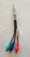 Komponenten-Adapter – 3,5 mm Klinke auf 3x Cinch Buchse