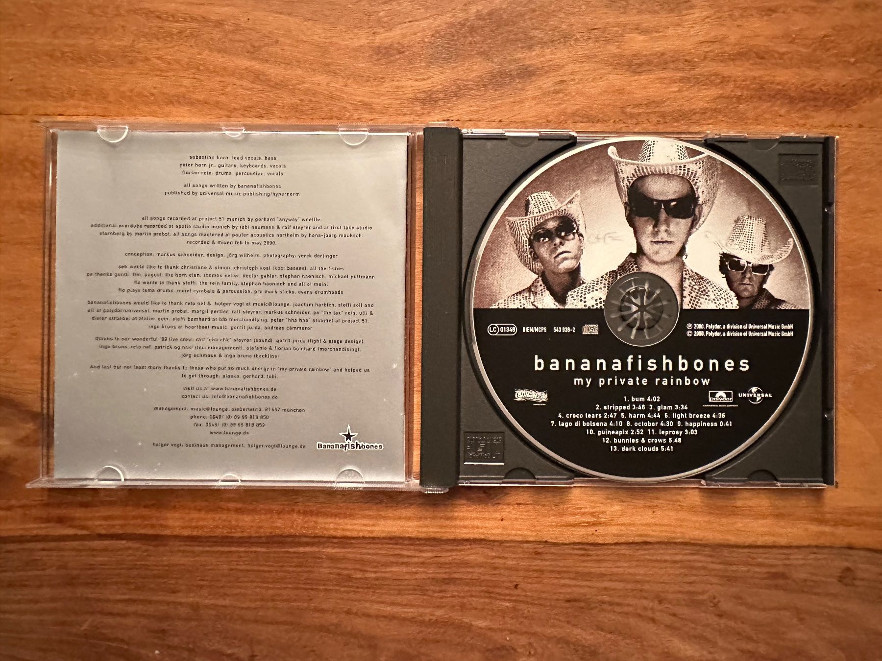 CD: Bananafishbones - My Private Rainbow – Usato da Horgen venduto da flyingpenguin2000 1