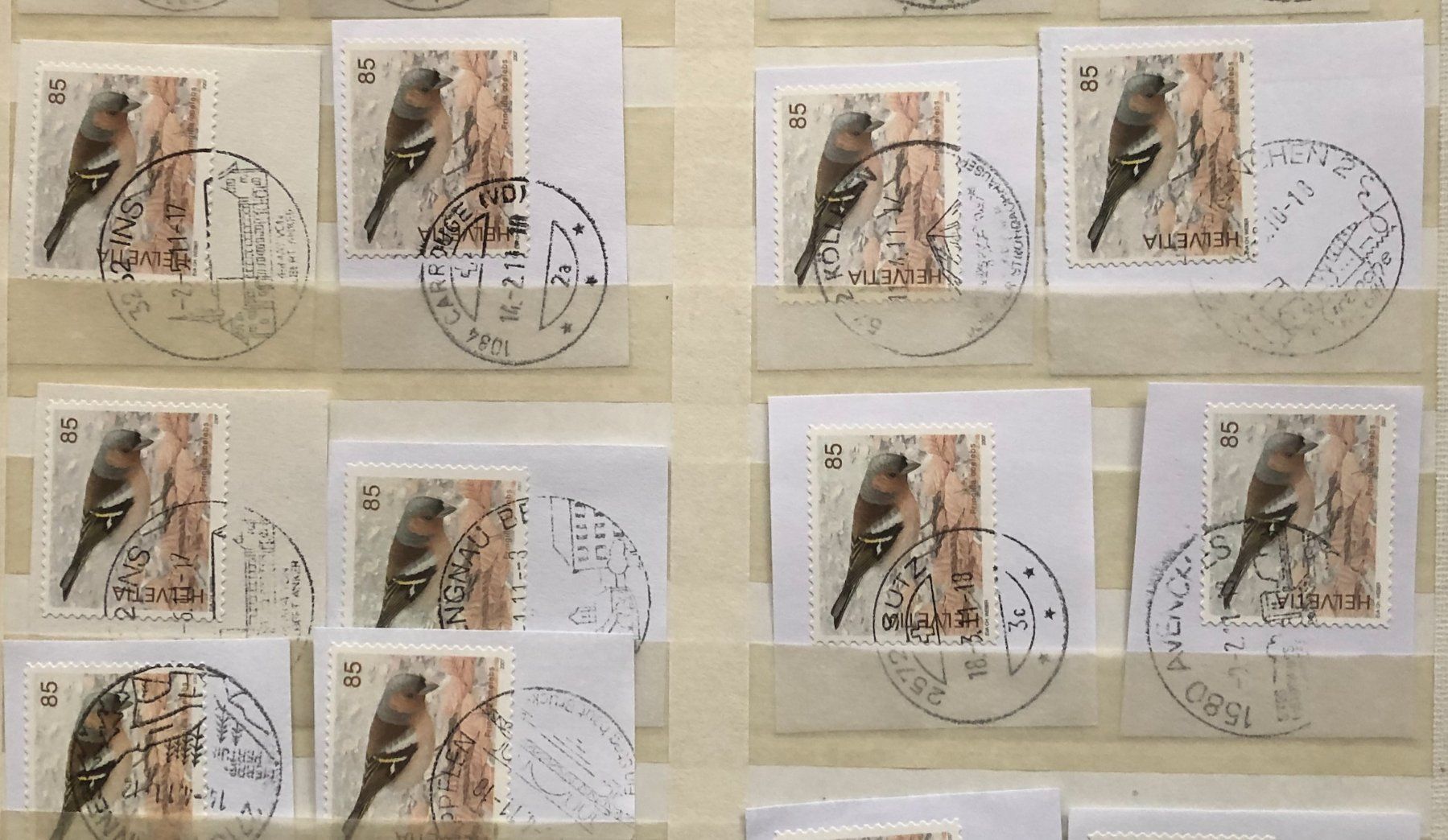 Tutti i francobolli: Nr.1236  mit Papier  Voll Stempel – Usato da Aarau venduto da Billa007 2