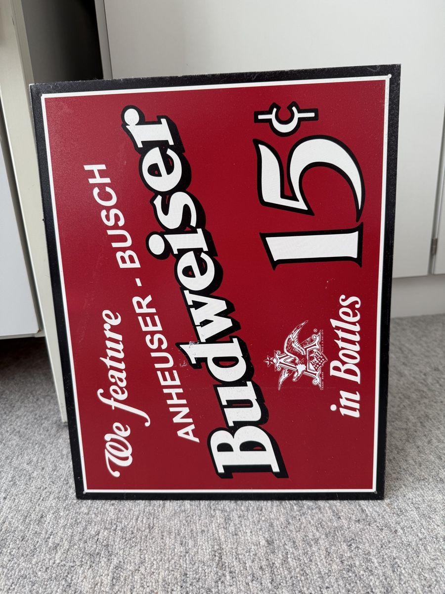 Budweiser Insegne: Bierplakate / Blechschilder - Retro-Vintagestyle – Nuovo (secondo la descrizione) da Zürich venduto da Dometheg 2