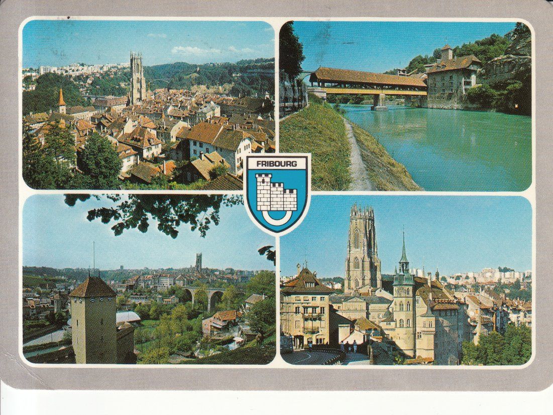Cartoline postali: Fribourg 1984 – Usato da Bürglen TG venduto da StampGraf
