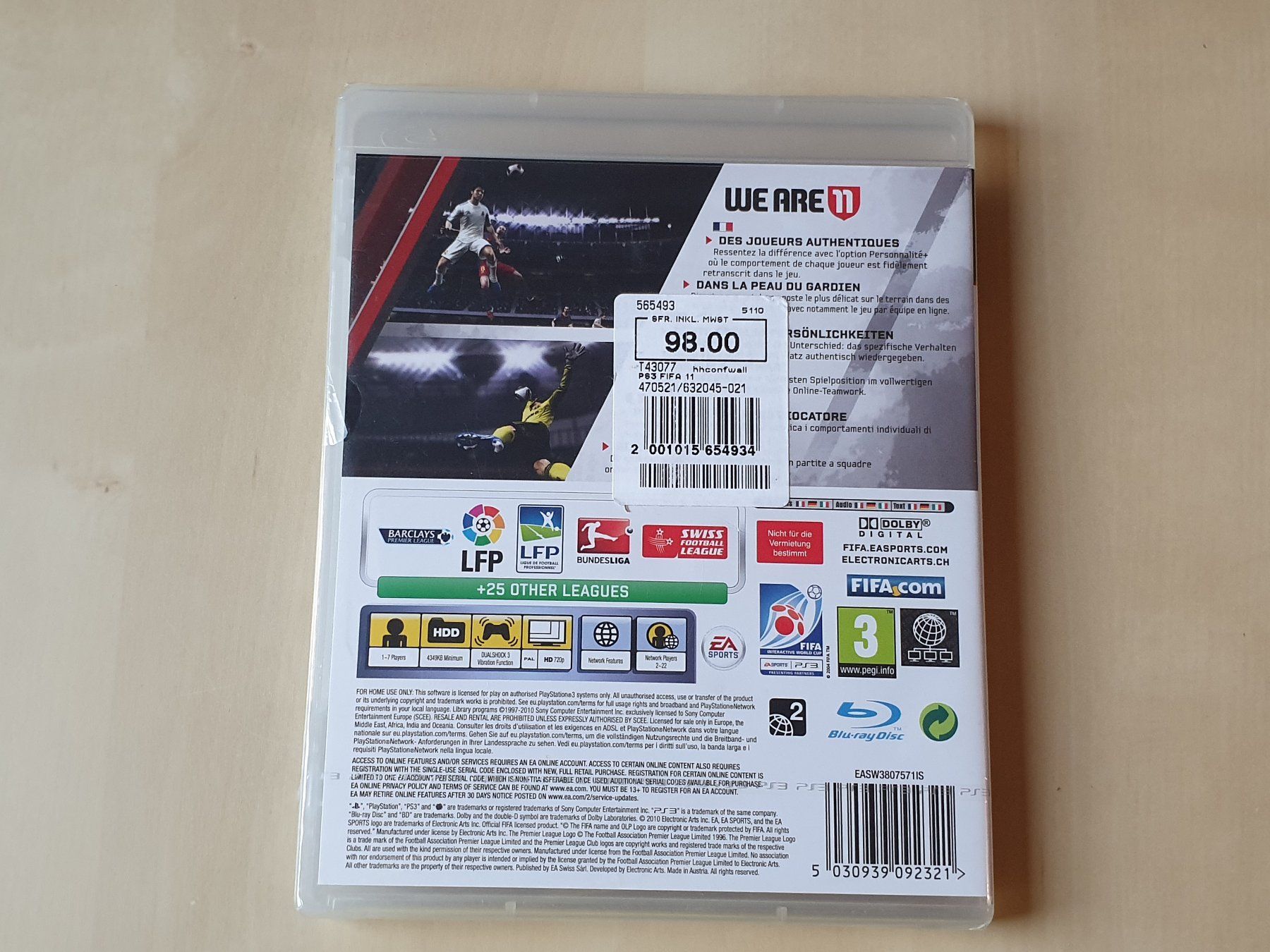 Sony Giochi: FIFA 11 neu und ovp – Nuovo e nell'imballaggio originale da Stansstad venduto da collectorsshop 1