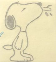 Snoopy Aufkleber für Top Angebot