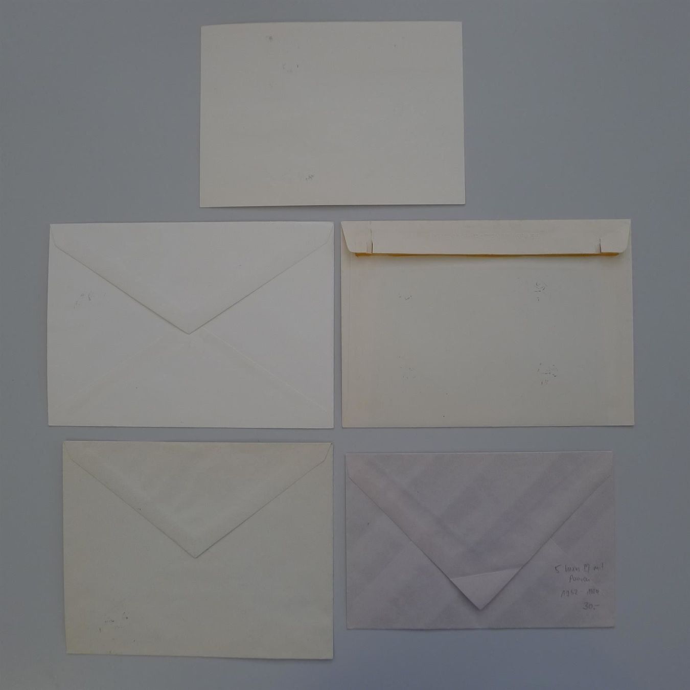 Tutti i francobolli: 5 Luxus-Briefe mit Paaren 1952-1955 – Usato da Sursee venduto da Luzernerraute 4