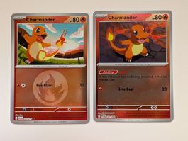 2-teiliges Set des beliebten Kanto-Feuer-Starters Glumanda