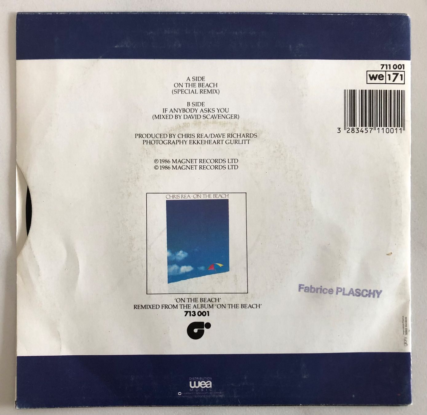Dischi in vinile: CHRIS REA - ON THE BEACH – Usato da Poliez-Pittet venduto da Newtown-Records 1