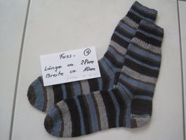 Handgestrickte Herrensocken   Gr. 42-43 (4)