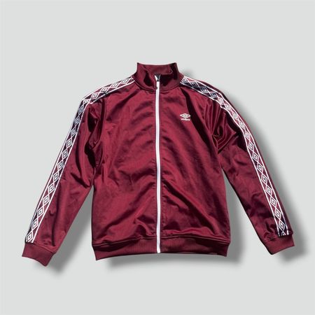 Umbro vintage burgundy sports track jacket