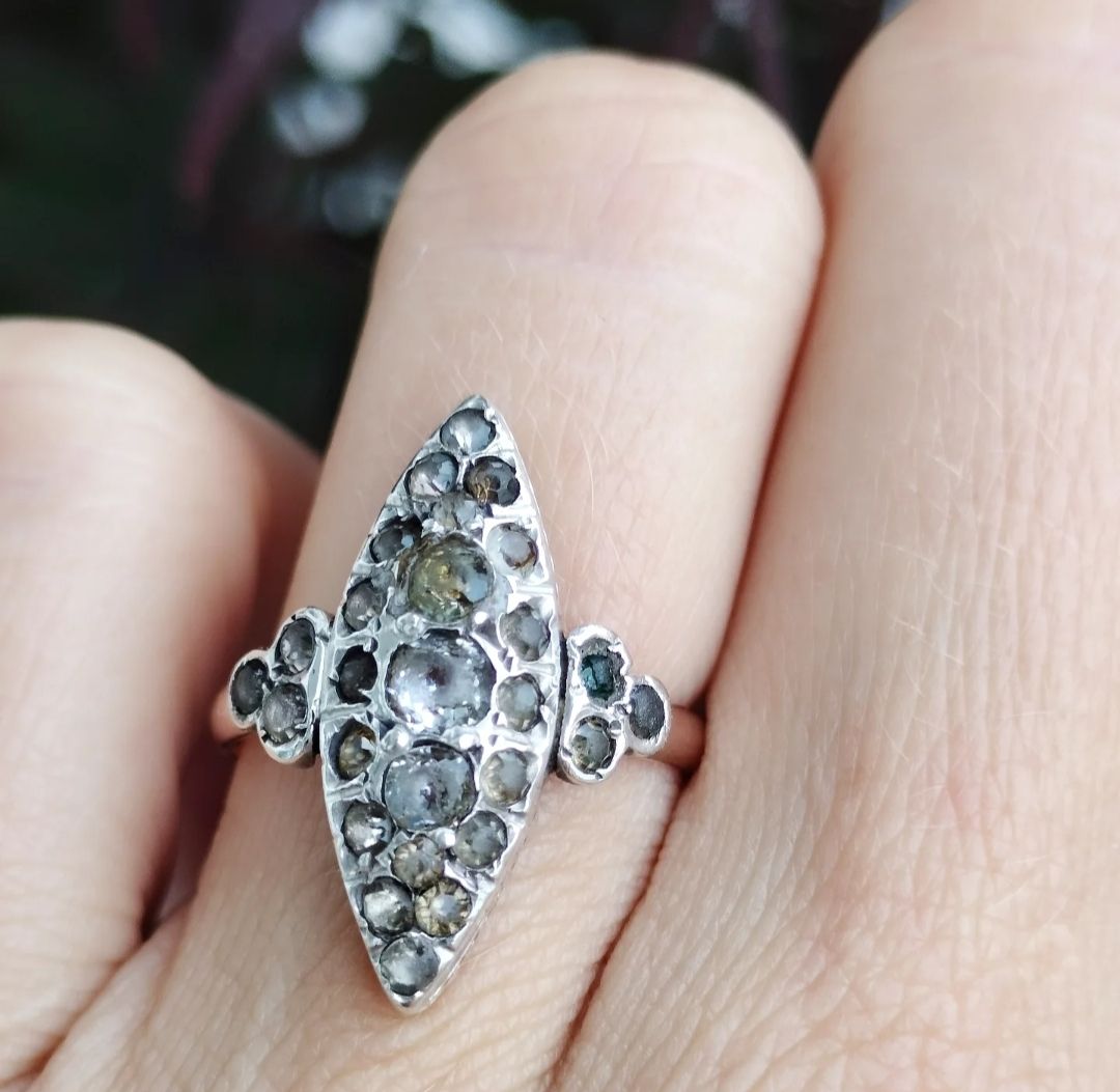 Anelli: Antiker Marquise Paste Ring – Usato da schwyz venduto da larry91sz 8