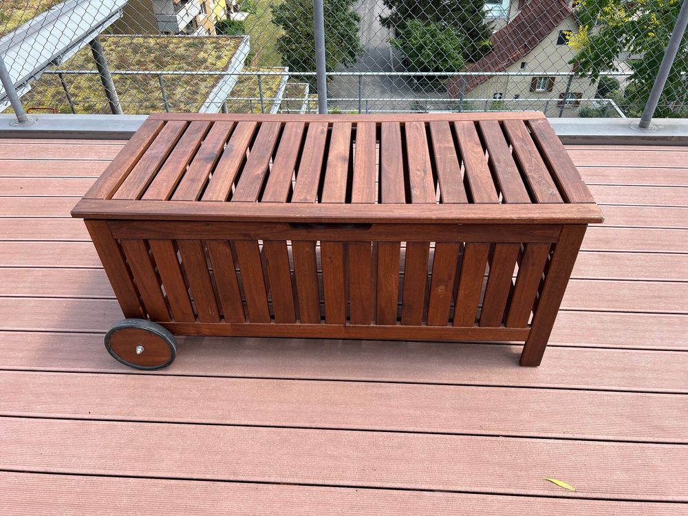 GARTENBOX, KISSENBOX AUS HOLZ Kaufen auf Ricardo