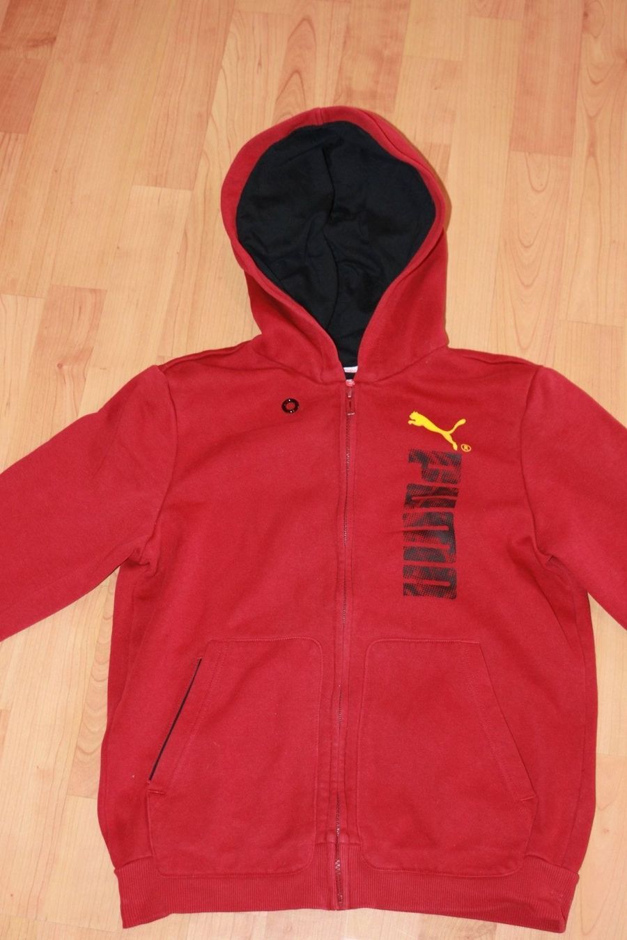 Puma Giacche & Cappotti: dunkelrote Puma Sweatjacke 152 – Usato da Wenslingen venduto da Strick4Alpaca 1