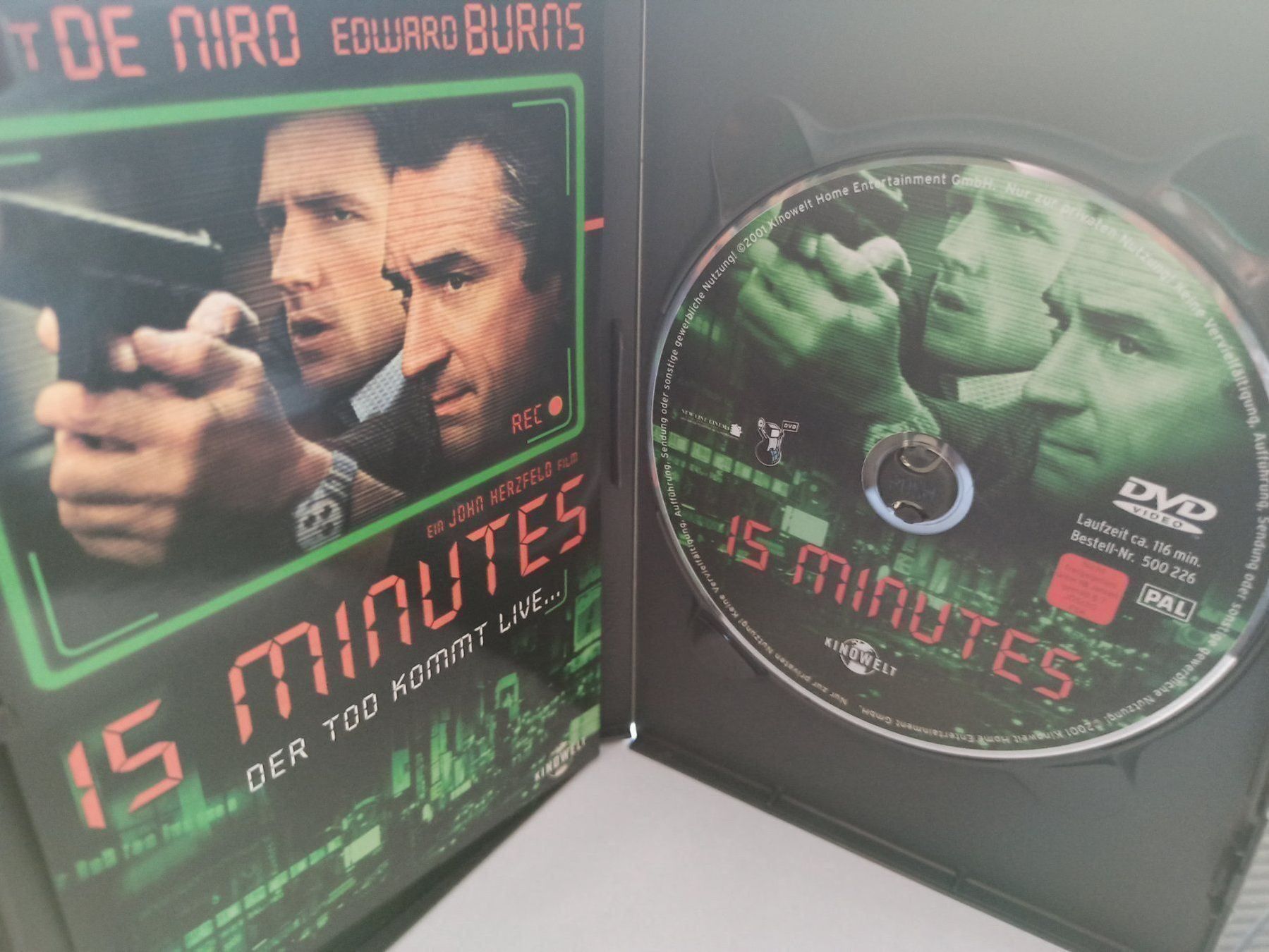 Alle DVDs: 15 Minutes - Der tod kommt Live – Gebraucht aus Dübendorf von kb86_MOVIE 2