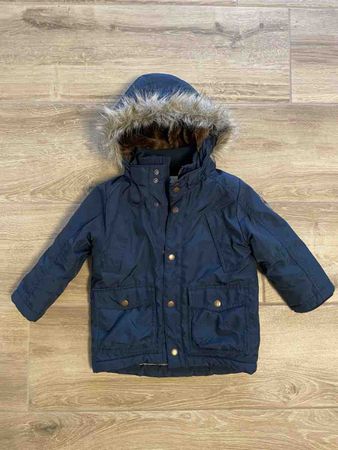 Winterjacke dunkelblau Grösse 98